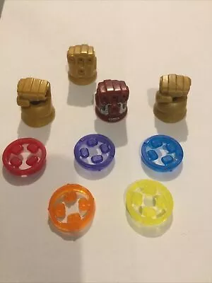 Buy New Lego 4 X Marvel Thanos Infinity Gauntlet And Infinity Stones Dark Red / Gold • 22.99£