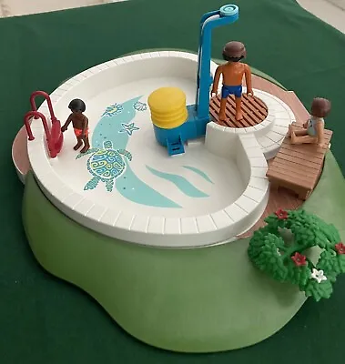 Buy Playmobil Summer Fun Swimming Pool With Shower Set 9422 • 11.50£