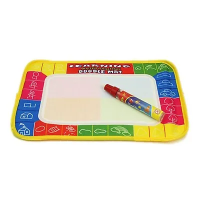 Buy Water Doodle Mat With Pen 29x19cm For Travel Water Markers And Coloring Pad Set • 4.26£