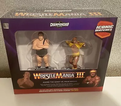 Buy Eaglemoss WWE Championship Collection Figures HOGAN Vs ANDRE GIANT NEW FREE POST • 16.99£