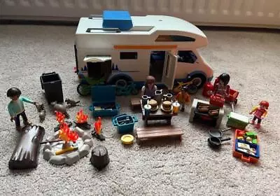 Buy Playmobil 9318 Adventure Campervan  / Quad  Holiday / Vacation Used / Clearance • 23.95£