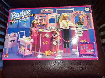 Buy Barbie So Much To Do Post Office 1995 Mattel Brand New Factory Sealed Rare • 104.64£