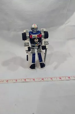 Buy Transformer Robot Bandai 97 Blue & White Action Figure • 4.50£