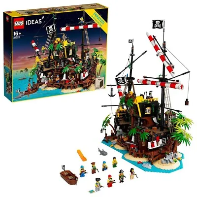 Buy NEW LEGO 21322 Captain Redbeard's Pirate Island 2545 Piece SEALED • 335.56£