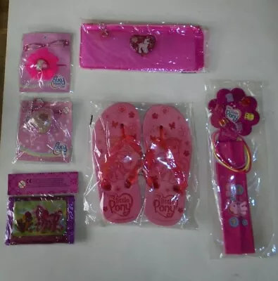 Buy My Little Pony Collection Flip Flops Purse Hair Bobble Hair Clips Ring & More • 5.75£