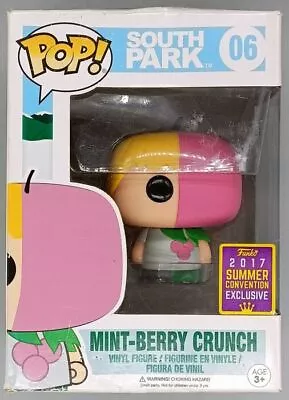 Buy #06 Mint-Berry Crunch South Park 2017 Con Exc Damaged Box Funko POP & Protector • 21.99£