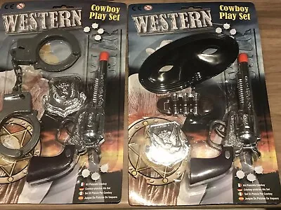 Buy Toy Gun Set Western Cowboy X2 • 5£