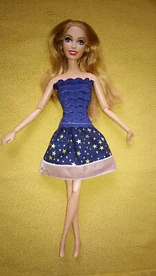 Buy Barbie Dress Doll Clothes Princess Stars Summer Cocktail Ball Dress H • 2.59£