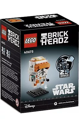 Buy LEGO 40675 BRICKHEADZ STAR WARS CLONE COMMANDER CODY New And Sealed • 16.99£