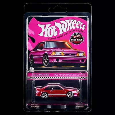 Buy Hot Wheels RLC Exclusive Pink Edition 1993 Ford Mustang Cobra R Fast Shipping 🚚 • 59.99£