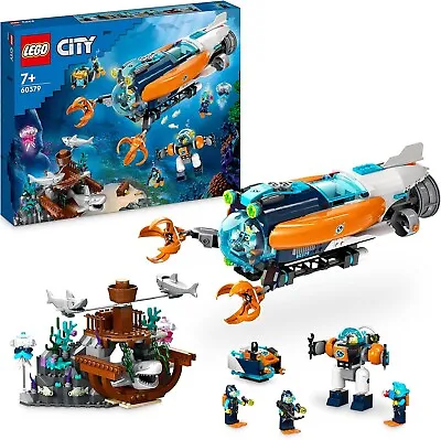Buy Lego 60379 Deep Sea Explorer Submarine 842 Pieces Ages 7 + Yrs NEW IN SEALED BOX • 69.99£