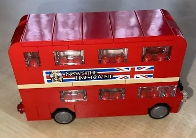 Buy LEGO Creator London Bus 40220 Double Decker Red Bus -No Box Or Manual 100% • 5£
