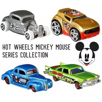 Buy Hot Wheels Mickey Mouse Series Collectable Diecast Vehicles • 6.99£