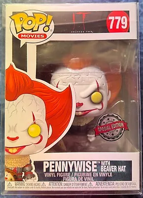 Buy Funko Pop #779 IT Pennywise With Beaver Hat Clown Horror Special Edition NEW • 17.50£