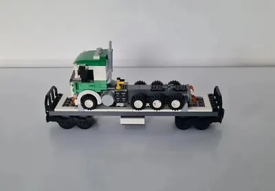 Buy Lego Train Green Truck Transporter 60098 60336 60198 7939 60337 60051 3677 60052 • 32.99£
