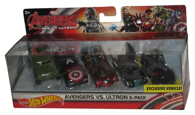Buy Marvel Avengers Vs Age Of Ultron (2014) Hot Wheels Toy Car 5-Pack Set • 70.39£