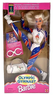 Buy Olympic Gymnast Barbie Doll / Olympic Games Atlanta 1996 / Mattel 15123, NrfB • 41.02£