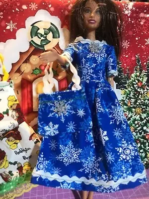 Buy Barbie Dress Handmade CHRISTMAS HOLIDAYS • 8.52£