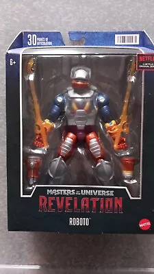 Buy Masters Of The Universe Revelation Masterverse ROBOTO 18cm Action Figure • 12£