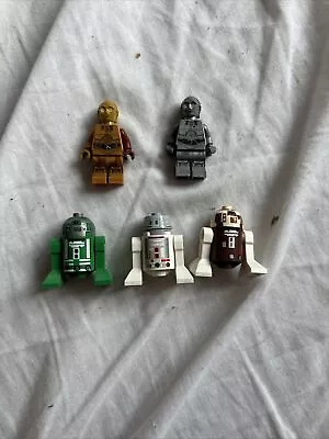 Buy LEGO STAR WARS  Red Arm C3PO, Silver, R2Q5, R3D5, R7D4 Astromechs. Rare Bundle • 18£
