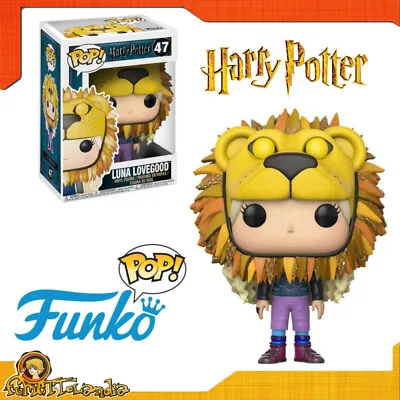 Buy Funko Pop! Lovegood With Lion Hat Lion Head Harry Potter Moon Movie Vinyl • 85.27£