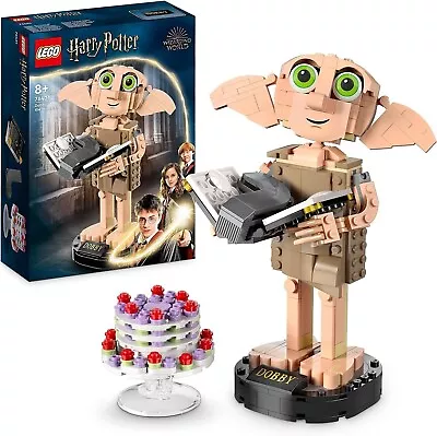 Buy LEGO Harry Potter Dobby The House-Elf Set, Movable Iconic Figure Model, Toy • 19.77£