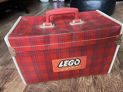 Buy Rare Vintage Lego Train Set In Original Lego System Tartan Carry Box • 11.50£