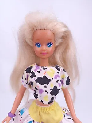 Buy Vintage 1989 Barbie Sister Mattel Cool Tops Skipper Doll • 18.07£