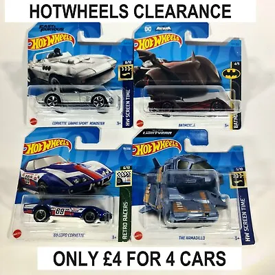 Buy Hot Wheels Model Cars 4 Packs - Clearance Price @ £4 For 4 - Combine Postage • 4£