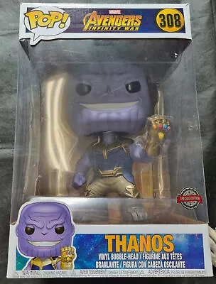 Buy Funko POP #308 Thanos 10 Inch Marvel Avengers Infinity War - Damaged Box - • 24.99£