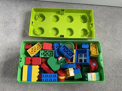 Buy LEGO DUPLO FULL Storage Box - Deep 8 Stud - Green / Lime Green With Lid • 22.49£