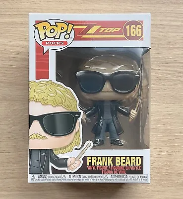 Buy Funko Pop Rocks ZZ Top Frank Beard #166 + Free Protector • 34.99£