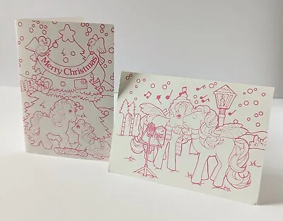 Buy My Little Pony G1 Vintage - Activity Club Christmas Cards 1986 • 12£