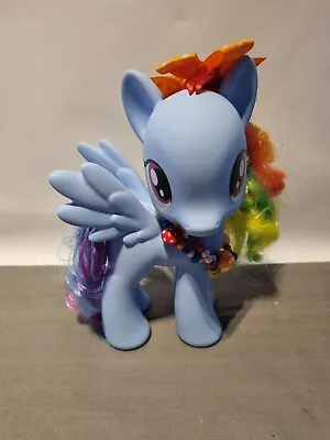 Buy My Little Pony 6  Blue Pegasus Mane Pony Rainbow Dash Figure Hasbro C-029A • 8£