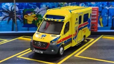 Buy 1/64 Tiny 70 Mercedes-Benz Sprinter Hong Kong Fire Ambulance (Hot Wheels Scale) • 6.99£