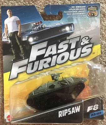 Buy The Fast And The Furious Ripsaw Tank 22 Of 32 Brand New And Sealed • 5.50£