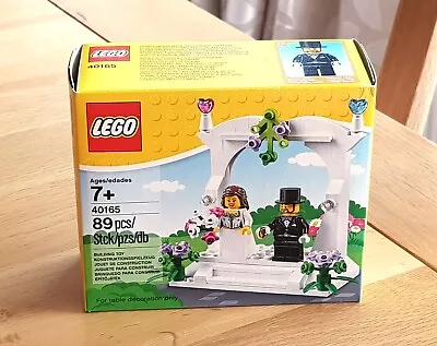 Buy LEGO 40165 Buildable Wedding Favor Set Brand New Factory Sealed Box RETIRED SET • 48£