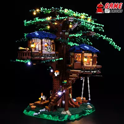 Buy LED Light Kit For Tree House - Compatible With LEGO® 21318 Set (Classic Version) • 28.94£