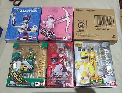 Buy Sh Figuarts Mighty Morphin Power Rangers Bundle Of 6 (Red, Yellow, Pink, Black.. • 750£