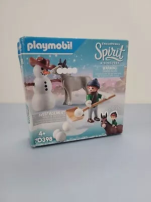 Buy Playmobil Dreamworks Spirit Riding Free Playset 70398 Age 4+ Snowman Horse Set  • 6.95£