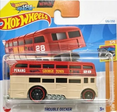 Buy Hot Wheels 2024 Trouble Decker London Bus Free Boxed Shipping  • 7.99£