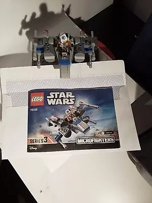 Buy  Star Wars  Lego 75125 Kit  Resist  X-Wing Fighter & Figure Clean &Complete Kit  • 12.75£