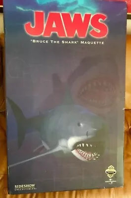 Buy JAWS DELUXE Model Sideshow Lo Shark Bruce Mechanical Shark Blueprints Statue • 855.62£