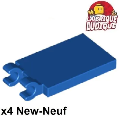 Buy LEGO 4x Tile Modified 2x3 2o Clip Clip Trap Trap Blue/Blue 30350b NEW • 1.32£