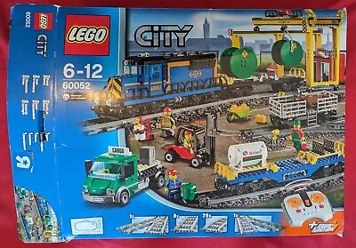 Buy Lego City Train Set 60052 Cargo Train Controller Railway Rail Track Freight 2014 • 140£