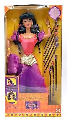Buy 1996 Disney's Hunchback Magic Braids Esmeralda 45cm Doll / NrfB / Mattel 16001 • 257.81£