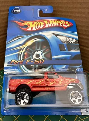 Buy Hot Wheels Ford F-150 Red Long Card #200 (2006) • 3.95£