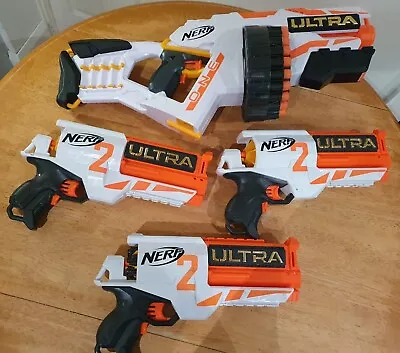 Buy Nerf Gun Ultra Bundle, 4x Guns & 15 Darts All Fully Tested And Working. • 29.95£