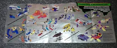 Buy Transformers Original G1 Pretenders Micromasters Toy Range Catalogue 1989 • 10£