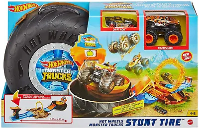Buy Hot Wheels Monster Trucks Stunt Tire Play Set • 29.99£